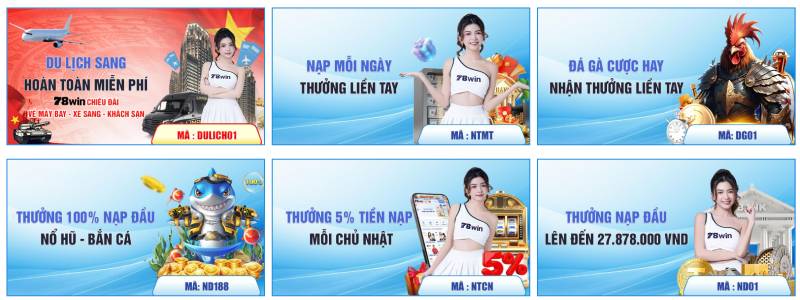 Ưu đãi theo hành vi nạp tiền – Thưởng đều tay, nhận mỗi ngày